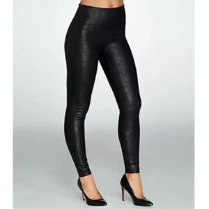 Assets SPANX Faux Leather Structured Shine Leggings